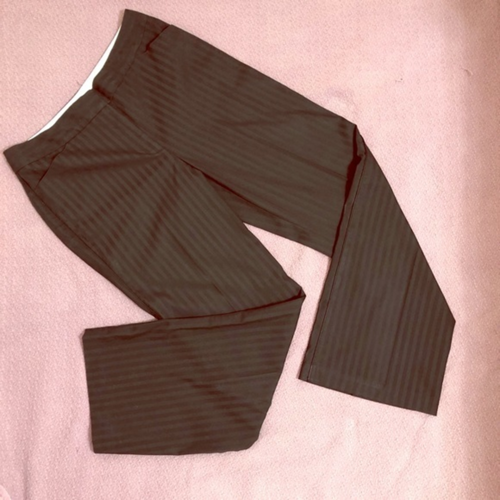 Worthington stretch wide leg black dress pants 10